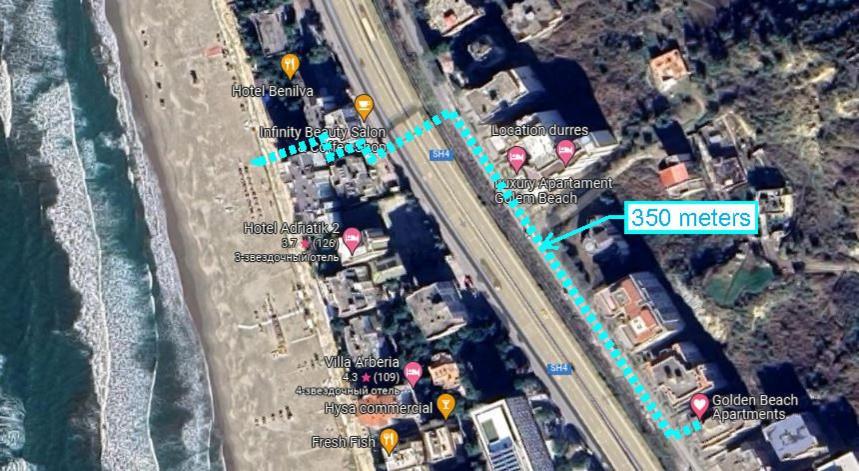 Golden Beach Apartments Durres Exterior photo